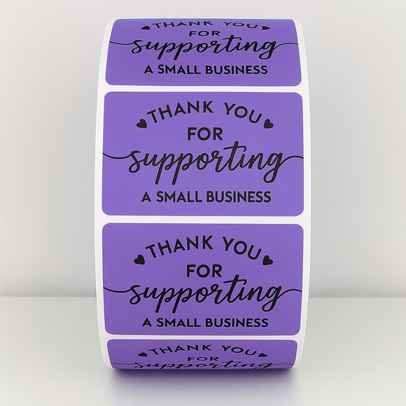 Customer Appreciation Stickers - Small Business Packaging Seals sticker label - Picture 4 of 11